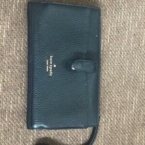 Kate Spade Black Textured Wallet